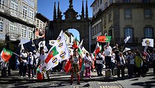 Portugalijos de&scaron;iniųjų demonstracija / MIGUEL RIOPA / AFP