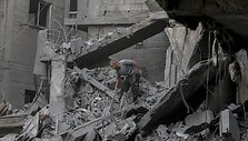 Griuvėsiai Gazos Ruože / Abood Abusalama/MEI/SIPA / Abood Abusalama/MEI/SIPA