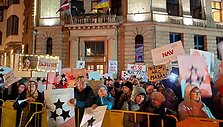 Protestas Latvijoje / Alexander Welscher / dpa/picture-alliance