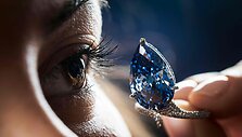 Deimantas &bdquo;Mellon Blue&ldquo; / VALENTIN FLAURAUD / AFP