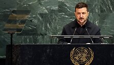 Volodymyras Zelenskis / SPENCER PLATT / Getty Images via AFP