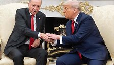 Recepas Tayyipas Erdoganas ir Donaldas Trumpas / SAUL LOEB / AFP