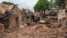 Sugriauti namai Kongo DR / - / AFP