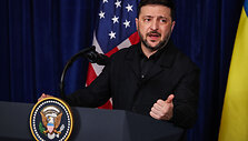 Volodymyras Zelenskis / JOE RAEDLE / Getty Images via AFP