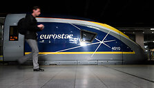 &bdquo;Eurostar&ldquo; traukinys / NICOLAS TUCAT / AFP