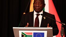 Cyrilas Ramaphosa / GIANLUIGI GUERCIA / AFP