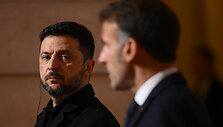 Volodymyras Zelenskis su Emmanueliu Macronu / Eliot Blondet-POOL/SIPA / Eliot Blondet-POOL/SIPA