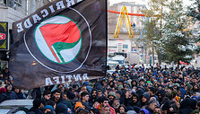 Prokurdi&scaron;ki protestuotojai Turkijoje / Bilal Seckin/MEI/SIPA / Bilal Seckin/MEI/SIPA