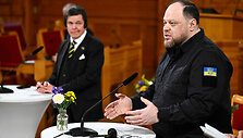 Ruslanas Stefančukas / HENRIK MONTGOMERY / AFP