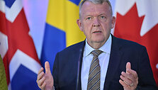 Larsas Lokke Rasmussenas / RONI REKOMAA / AFP