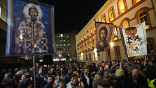 Protestai Belgrade /  / AP