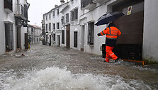 Potvynis Portugalijoje / JORGE GUERRERO / AFP