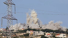 Izraelio smūgio Libane padariniai / KAWNAT HAJU / AFP