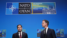 M. Rubio su M. Rutte /  / AP