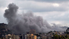 Izraelio smūgių Libane padariniai / ABBAS FAKIH / AFP
