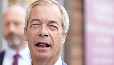Nigelas Farage'as / Peter Byrne / PA