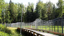 Latvijos ir Baltarusijos pasienis / Alexander Welscher / dpa/picture-alliance