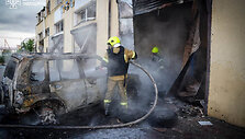 Po Rusijos smūgio Odesoje / STATE EMERGENCY SERVICE OF UKRAI / via REUTERS