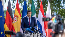 Vokietijos finansų ministras Larsas Klingbeilas  / Michael Kappeler / dpa/picture-alliance