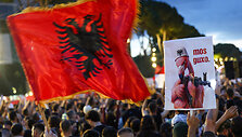 Protestas Albanijoje / Florion Goga / REUTERS