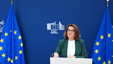 už konkurenciją atsakinga Europos komisarė Teresa Ribera /  / AP