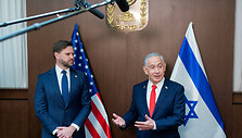 J. D. Vance'as ir B. Netanyahu / Nathan Howard / via REUTERS