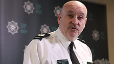 Belfasto policijos spaudos konferencija / Liam McBurney / PA