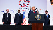 Donaldas Trumpas G7 susirinkime / ANNA MONEYMAKER / Getty Images via AFP