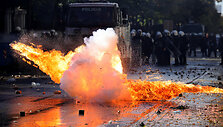 Protestai Albanijoje /  / AP