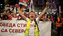 Protestas Belgrade / Marko Djurica / REUTERS
