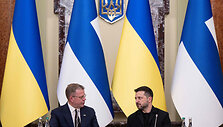 P. Orpo ir V. Zelenskis / GENYA SAVILOV / AFP