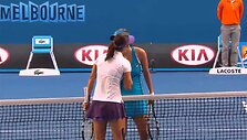 VIDEO kadras: Marija &Scaron;arapova triu&scaron;kinamai žengė ir į &bdquo;Australian Open&ldquo; ketvirtfinalį