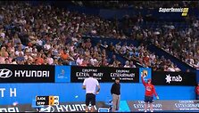 VIDEO kadras: Novakas Džokovičius - Andreasas Seppi. Hopmano taurė (visas mačas)