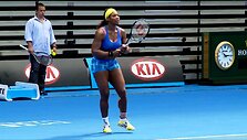 VIDEO kadras: Serena Williams ruo&scaron;iasi &bdquo;Australian Open&ldquo; tunryrui