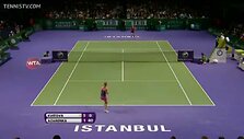 VIDEO kadras: Geriausių 2011 metų sezono tenisininkių turnyrą laimėjo Petra Kvitova