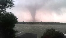 VIDEO kadras: Teksase praūžė tornadas