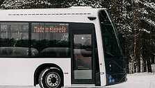 &bdquo;Dancer&ldquo; autobusas žiemą.