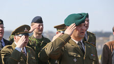Vilniaus &scaron;aulių kuopos naujokų priesaikos ceremonija