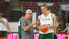 Jonas Kazlauskas ir Robertas Javtokas