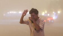 Smėlio audra Irake / QASSEM AL-KAABI / AFP