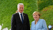 G.Nausėda ir A.Merkel