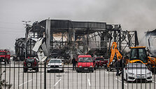 Gaisras Graikijoje / THANASIS KALLIARAS / AFP