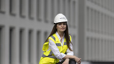 Valentina savo atrado statybų aik&scaron;telėje