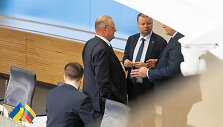 Algirdas Stončaitis, Saulius Skvernelis, Jonas Pinskus