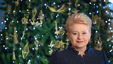 Prezidentė Dalia Grybauskaitė, kalėdinis sveikinimas