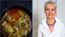 Nida Degutienė ir jos gamintos įdarytos paprikos