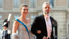 Norvegų ra&scaron;ytojas Ari Behnas su Norvegijos princese Maertha Louise 