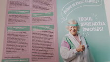 Kauno miesto savivaldybės platinti lankstinukai