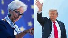 Christine Lagarde ir Donaldas Trumpas