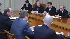 Lietuvos ir Rusijos premjerų Andriaus Kubiliaus ir Vladimiro Putino susitikimas